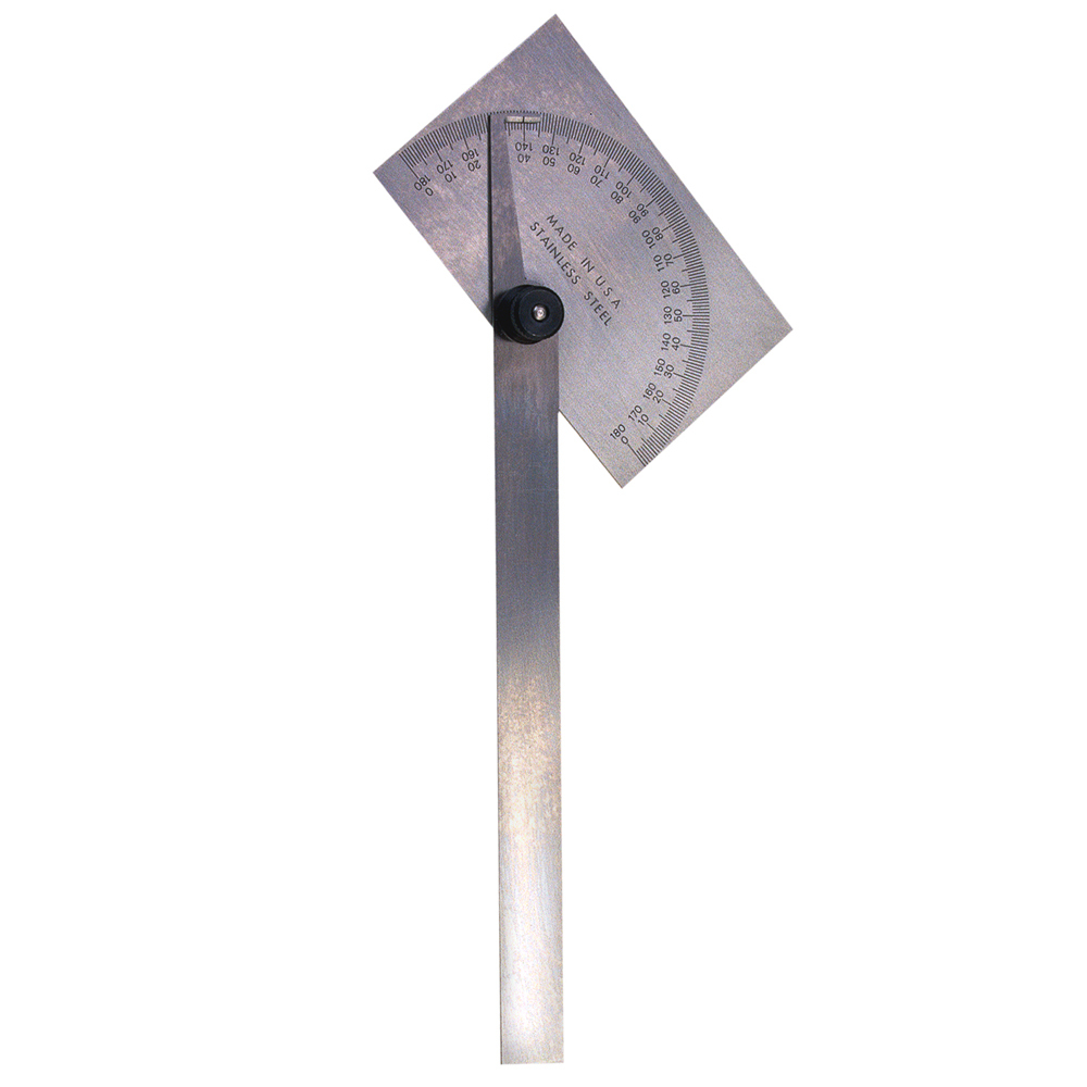 Stainless Steel Protractor<span class=' ItemWarning' style='display:block;'>Item is usually in stock, but we&#39;ll be in touch if there&#39;s a problem<br /></span>