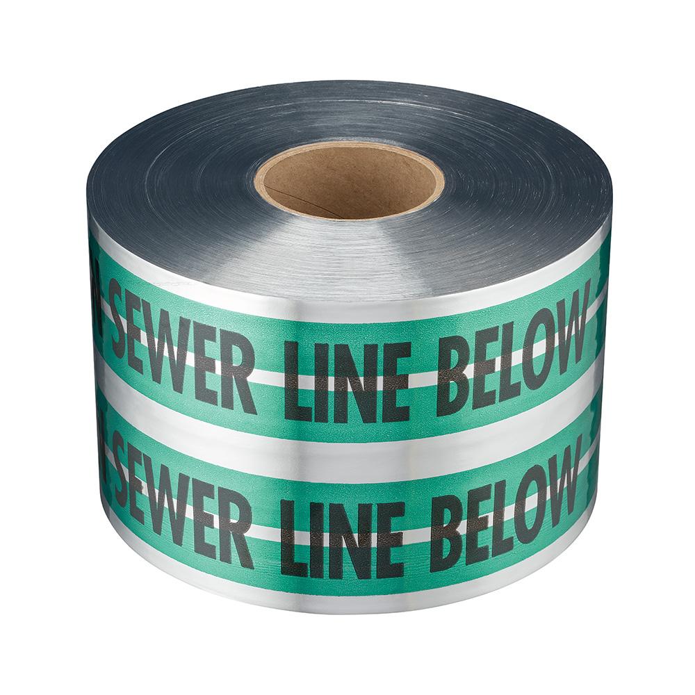 MAGNATEC® Premium Detectable Tape-Sewer Line<span class=' ItemWarning' style='display:block;'>Item is usually in stock, but we&#39;ll be in touch if there&#39;s a problem<br /></span>