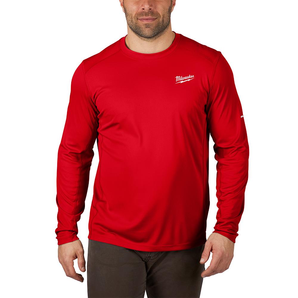 WORKSKIN™ Lightweight Performance Shirt - Long Sleeve - Red 3X<span class=' ItemWarning' style='display:block;'>Item is usually in stock, but we&#39;ll be in touch if there&#39;s a problem<br /></span>