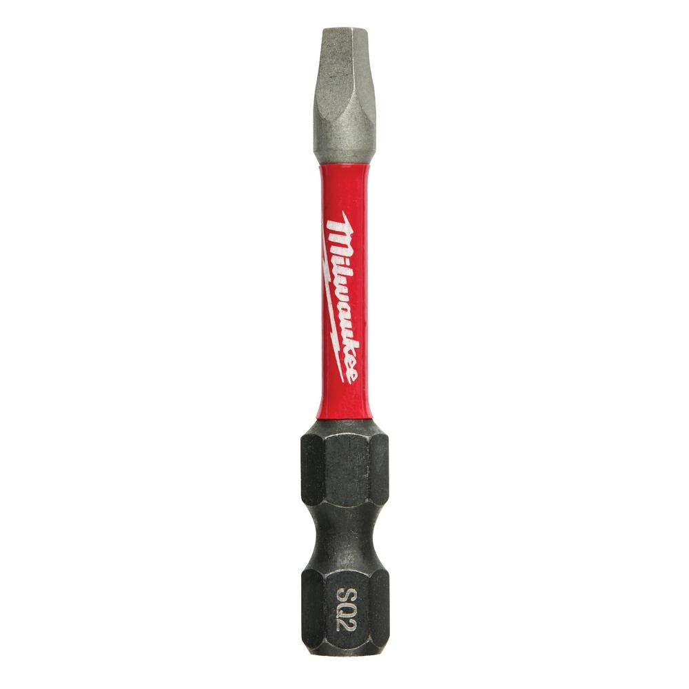 SHOCKWAVE™ 2 in. Impact Square Recess #2 Power Bits 25PK<span class=' ItemWarning' style='display:block;'>Item is usually in stock, but we&#39;ll be in touch if there&#39;s a problem<br /></span>