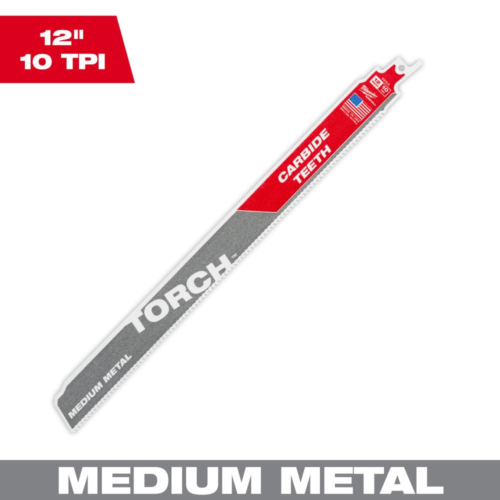 12&#34; 10TPI The TORCH™ with Carbide Teeth for Medium Metal 1PK<span class=' ItemWarning' style='display:block;'>Item is usually in stock, but we&#39;ll be in touch if there&#39;s a problem<br /></span>