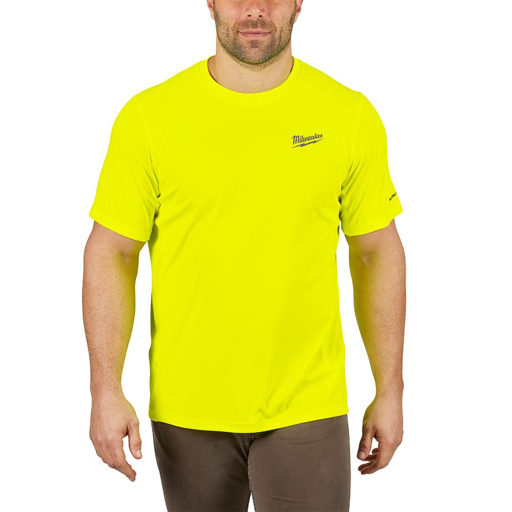 WORKSKIN™ Lightweight Performance Shirt - Short Sleeve - HI Vis 3X<span class=' ItemWarning' style='display:block;'>Item is usually in stock, but we&#39;ll be in touch if there&#39;s a problem<br /></span>