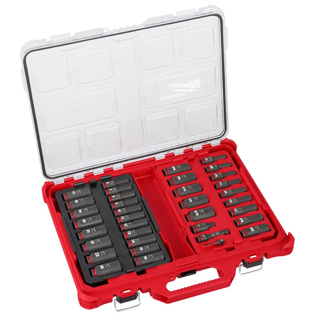 SHOCKWAVE™ Impact Duty™ Socket 3/8” Dr 36PC SAE/MM PACKOUT™ Set<span class=' ItemWarning' style='display:block;'>Item is usually in stock, but we&#39;ll be in touch if there&#39;s a problem<br /></span>