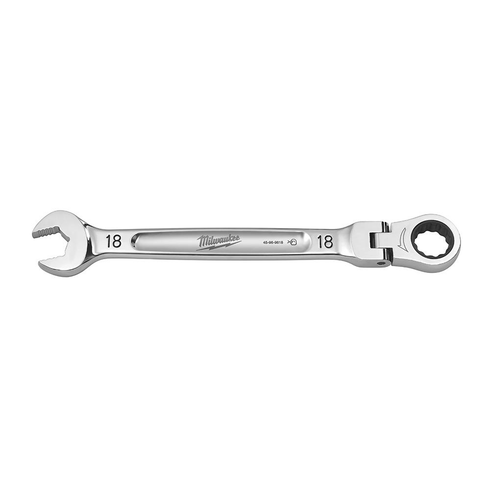 18mm Flex Head Ratcheting Combination Wrench<span class=' ItemWarning' style='display:block;'>Item is usually in stock, but we&#39;ll be in touch if there&#39;s a problem<br /></span>