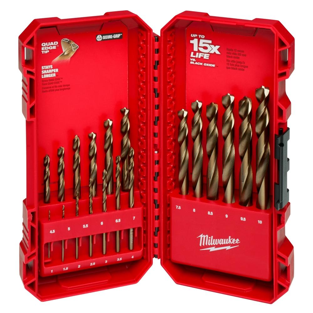 RED HELIX™ Cobalt Metric Drill Bit Set – 19PC<span class=' ItemWarning' style='display:block;'>Item is usually in stock, but we&#39;ll be in touch if there&#39;s a problem<br /></span>