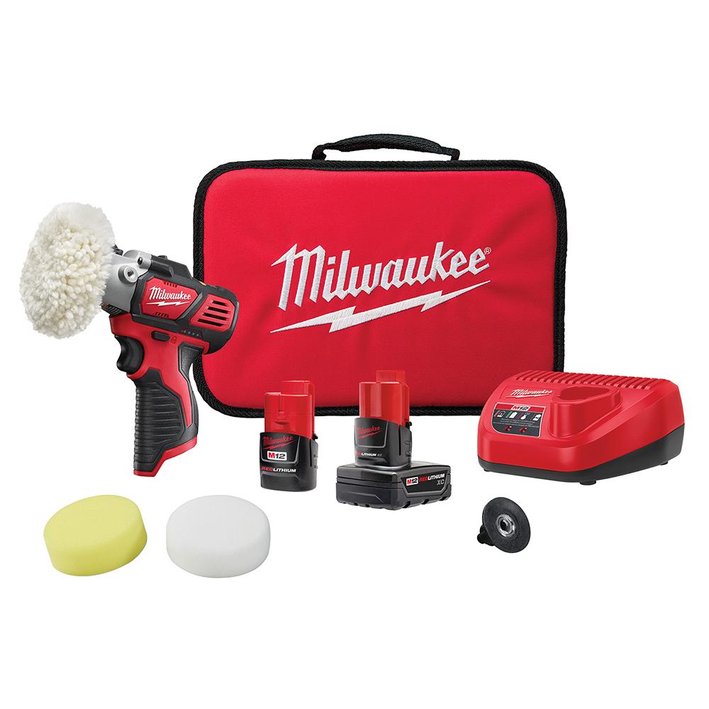 M12™ 12 Volt Lithium-Ion Cordless Variable Speed Polisher/Sander XC/Compact Battery Kit<span class=' ItemWarning' style='display:block;'>Item is usually in stock, but we&#39;ll be in touch if there&#39;s a problem<br /></span>