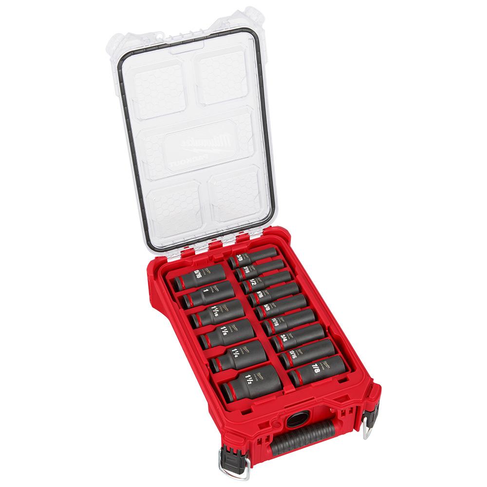 SHOCKWAVE™ Impact Duty™ Socket 1/2” Dr 15PC SAE PACKOUT™ Set<span class=' ItemWarning' style='display:block;'>Item is usually in stock, but we&#39;ll be in touch if there&#39;s a problem<br /></span>