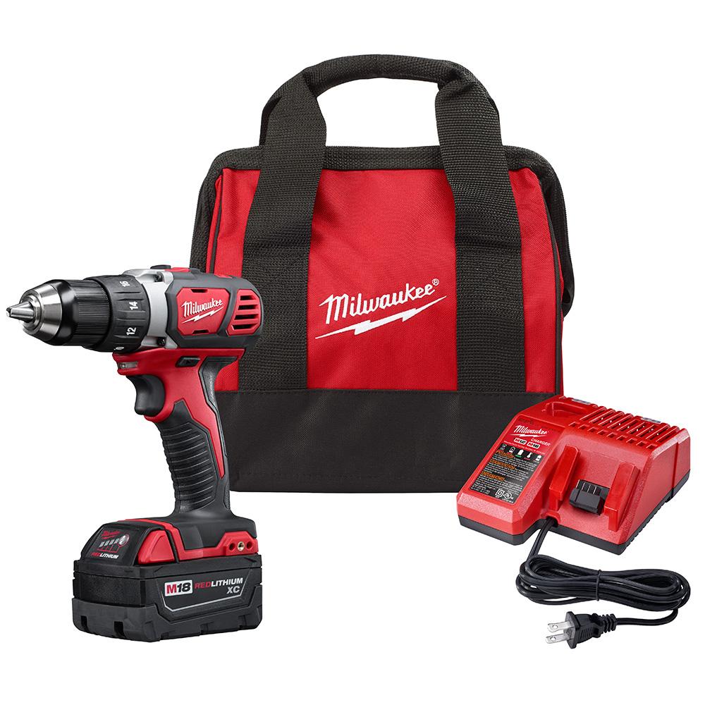 M18™ Compact 1/2 in. Drill/Driver Kit<span class=' ItemWarning' style='display:block;'>Item is usually in stock, but we&#39;ll be in touch if there&#39;s a problem<br /></span>