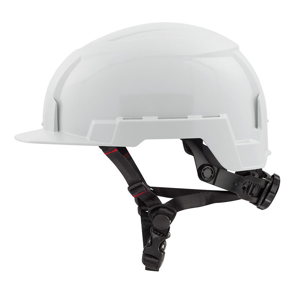 White Front Brim Safety Helmet (USA) - Type 2, Class E<span class=' ItemWarning' style='display:block;'>Item is usually in stock, but we&#39;ll be in touch if there&#39;s a problem<br /></span>