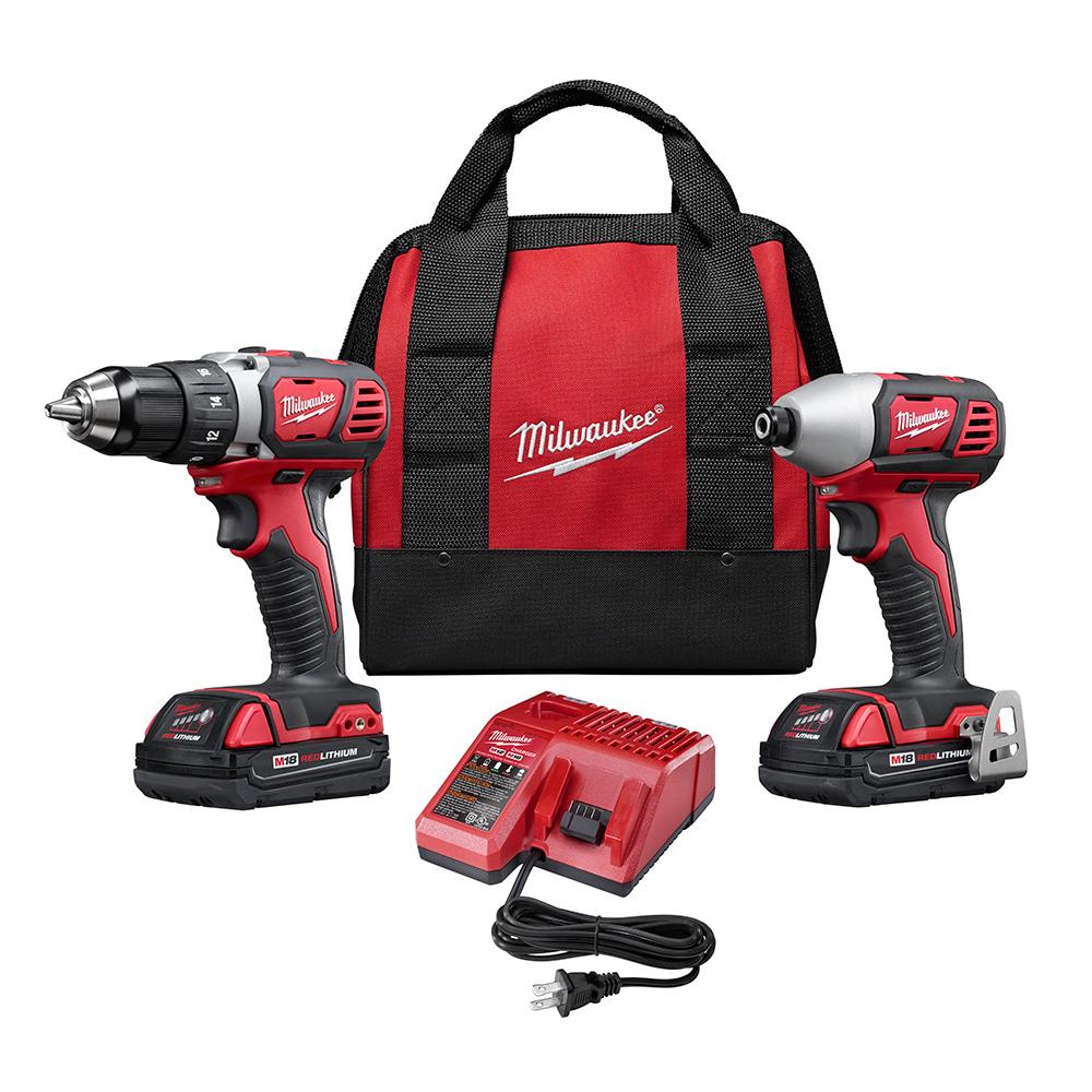 M18™ Cordless Lithium-Ion 2-Tool Combo Kit<span class=' ItemWarning' style='display:block;'>Item is usually in stock, but we&#39;ll be in touch if there&#39;s a problem<br /></span>