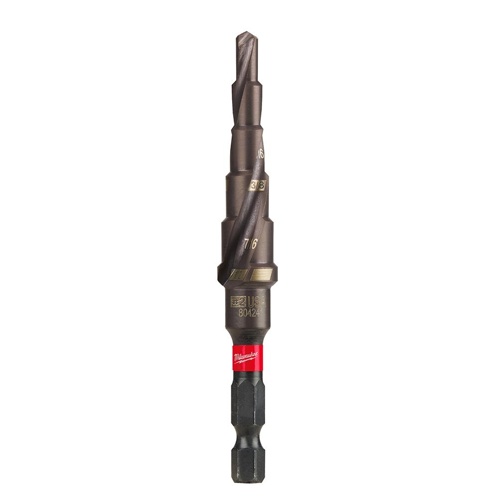 SHOCKWAVE™ Impact Duty™ Step Bit #2 3/16 - 1/2 in.<span class=' ItemWarning' style='display:block;'>Item is usually in stock, but we&#39;ll be in touch if there&#39;s a problem<br /></span>