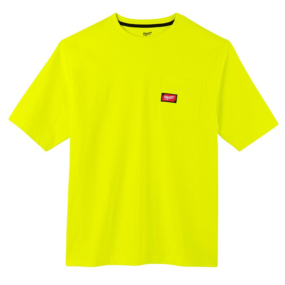 HD Pocket T-Shirt - SS - Hi Vis M<span class='Notice ItemWarning' style='display:block;'>Item has been discontinued<br /></span>