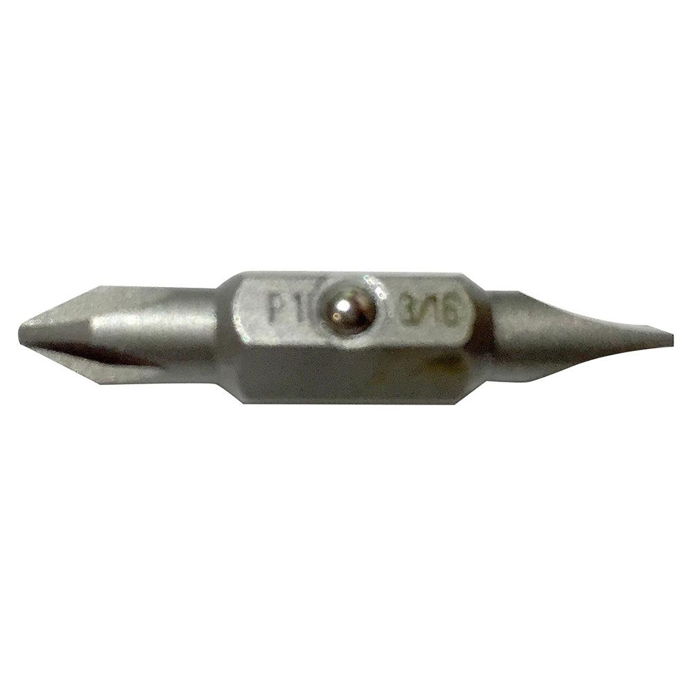 #1 PH-3/16 in. SLT DBL End Bit<span class=' ItemWarning' style='display:block;'>Item is usually in stock, but we&#39;ll be in touch if there&#39;s a problem<br /></span>