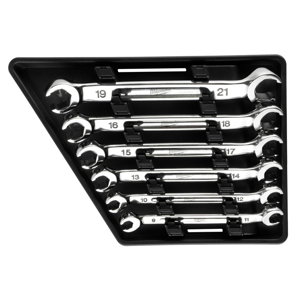 6pc Double End Flare Nut Wrench Set - Metric<span class=' ItemWarning' style='display:block;'>Item is usually in stock, but we&#39;ll be in touch if there&#39;s a problem<br /></span>