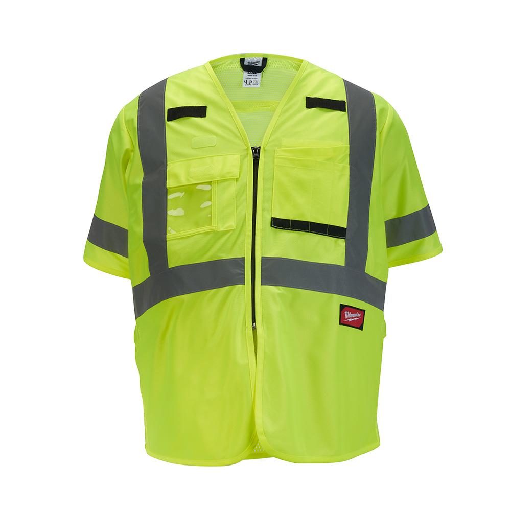 Class 3 High Visibility Yellow Safety Vest - 4XL/5XL<span class=' ItemWarning' style='display:block;'>Item is usually in stock, but we&#39;ll be in touch if there&#39;s a problem<br /></span>