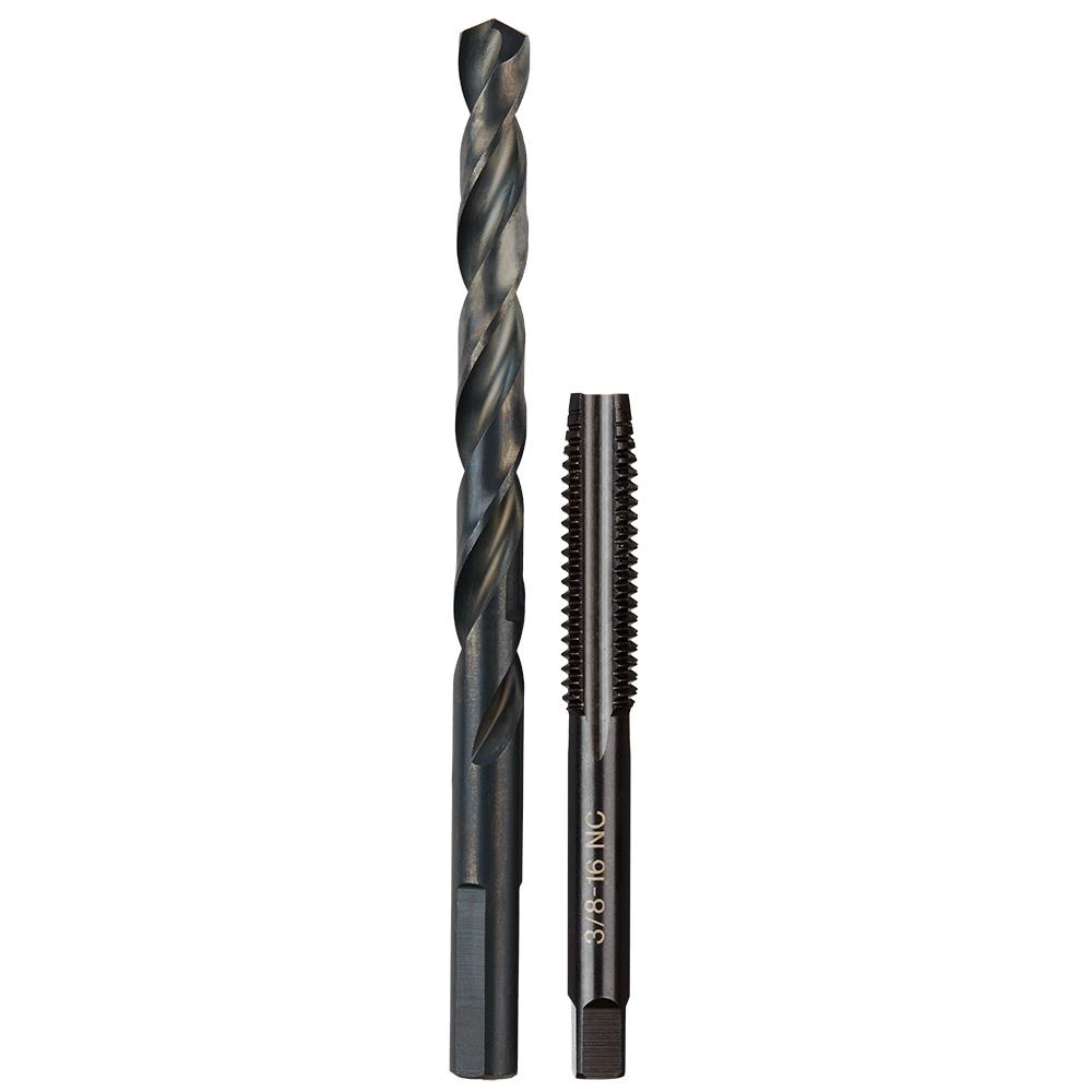 3/8&#34;-16 NC Straight Flute Plug Tap & 5/16&#34; Drill Bit<span class=' ItemWarning' style='display:block;'>Item is usually in stock, but we&#39;ll be in touch if there&#39;s a problem<br /></span>