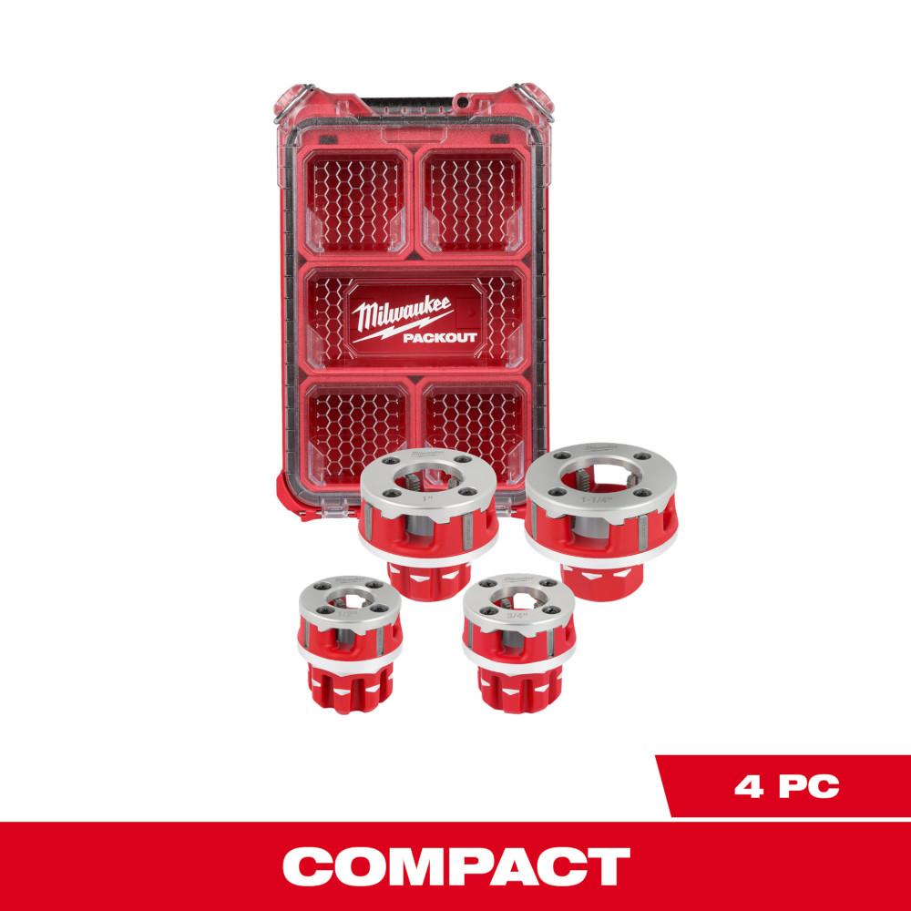 Compact 1/2&#34;-1-1/4&#34; ALLOY NPT Portable Pipe Threading Forged Aluminum Die Head Kit<span class=' ItemWarning' style='display:block;'>Item is usually in stock, but we&#39;ll be in touch if there&#39;s a problem<br /></span>