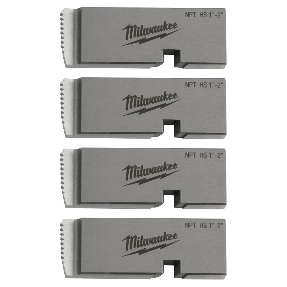 Milwaukee® 1&#34;-2&#34; HIGH SPEED NPT Universal Pipe Threading Dies<span class=' ItemWarning' style='display:block;'>Item is usually in stock, but we&#39;ll be in touch if there&#39;s a problem<br /></span>