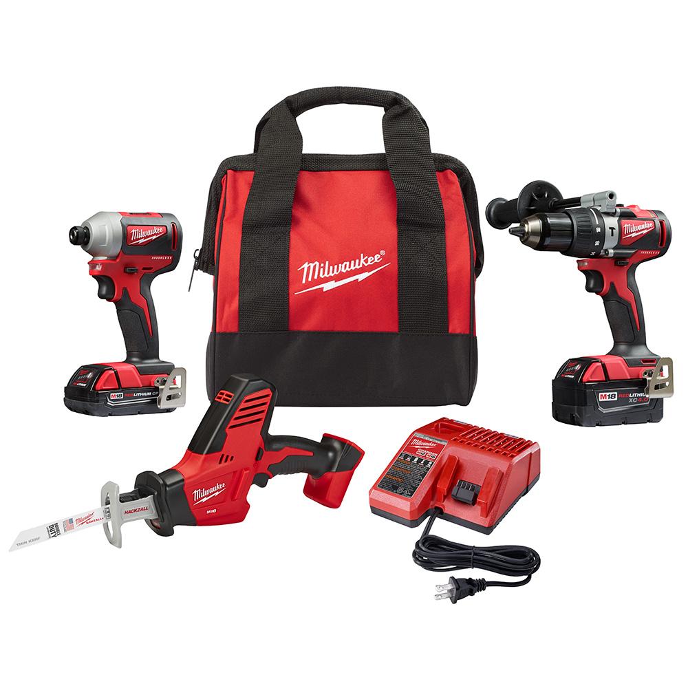 M18™ Brushless Hammer Drill/Impact Combo Kit 2.0,4.0 with HACKZALL®<span class=' ItemWarning' style='display:block;'>Item is usually in stock, but we&#39;ll be in touch if there&#39;s a problem<br /></span>