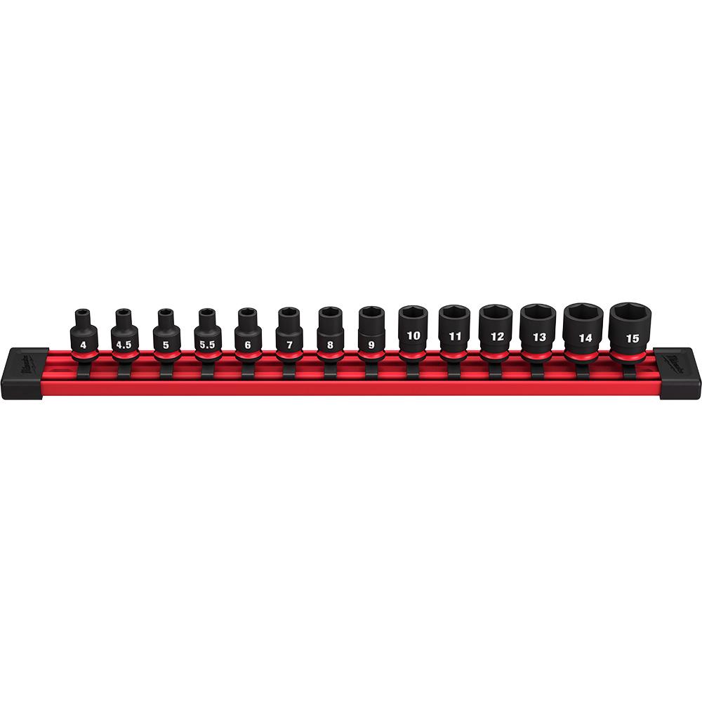 14PC SHOCKWAVE™ Impact Duty™ Metric Standard 6 Point Socket Set<span class=' ItemWarning' style='display:block;'>Item is usually in stock, but we&#39;ll be in touch if there&#39;s a problem<br /></span>