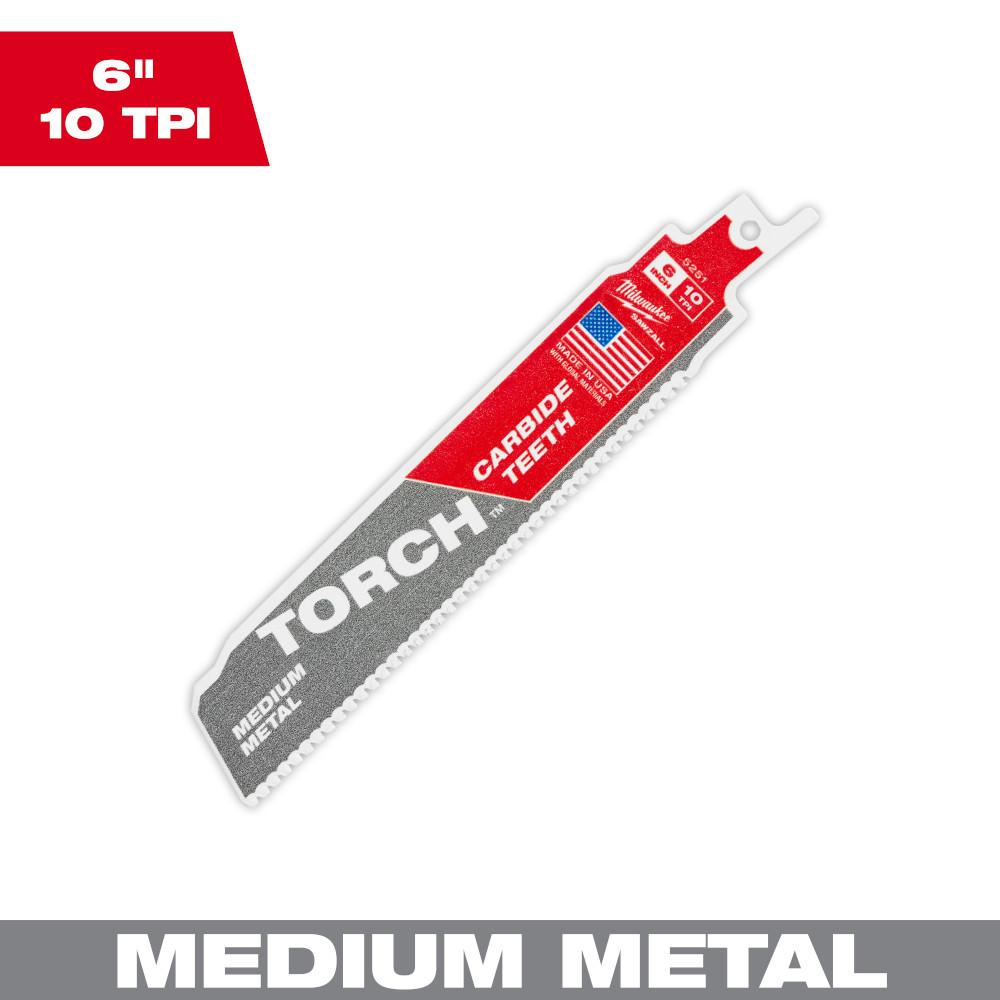 6&#34; 10TPI The TORCH™ with Carbide Teeth for Medium Metal 1PK<span class=' ItemWarning' style='display:block;'>Item is usually in stock, but we&#39;ll be in touch if there&#39;s a problem<br /></span>