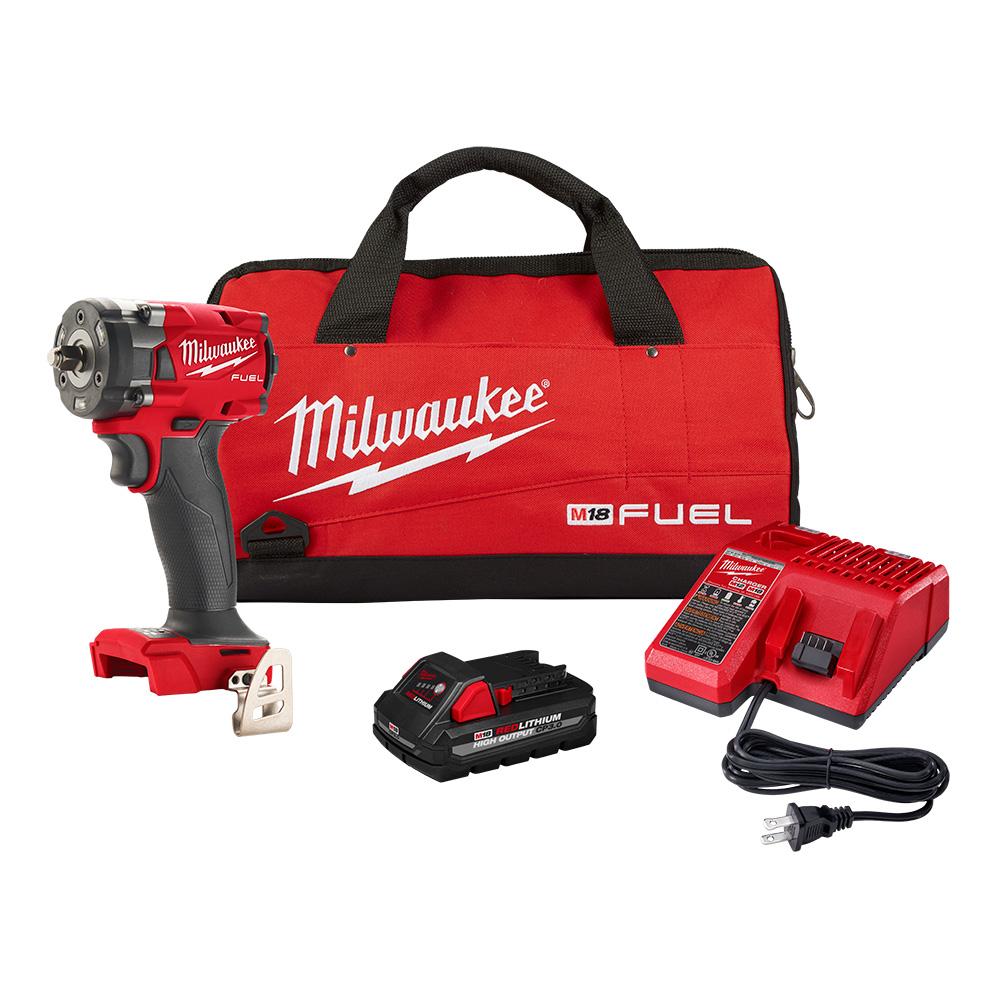 M18 FUEL™ 3/8&#34; Compact Impact Wrench w/ Friction Ring Kit<span class=' ItemWarning' style='display:block;'>Item is usually in stock, but we&#39;ll be in touch if there&#39;s a problem<br /></span>