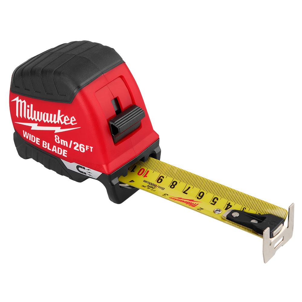 8m/26ft Wide Blade Magnetic Tape Measure<span class=' ItemWarning' style='display:block;'>Item is usually in stock, but we&#39;ll be in touch if there&#39;s a problem<br /></span>