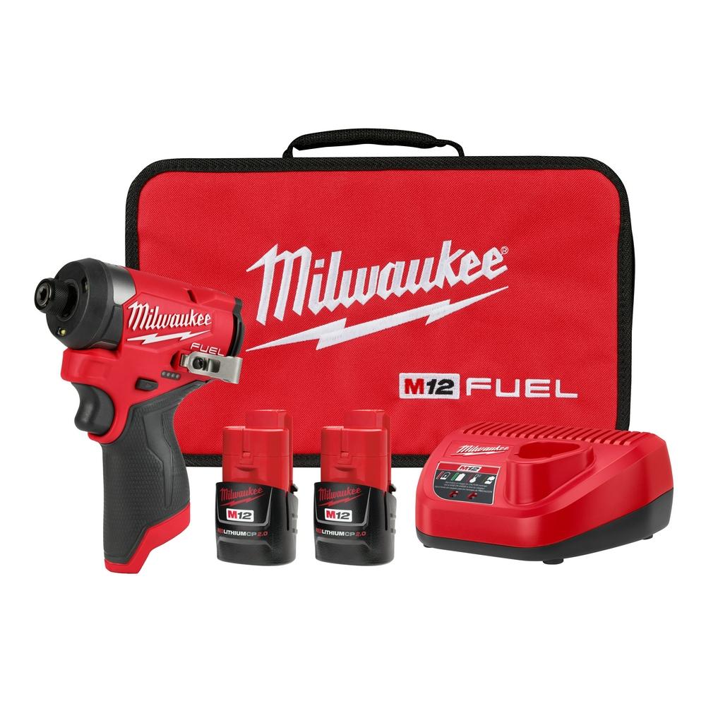 M12 FUEL™ 1/4&#34; Hex Impact Driver Kit<span class=' ItemWarning' style='display:block;'>Item is usually in stock, but we&#39;ll be in touch if there&#39;s a problem<br /></span>