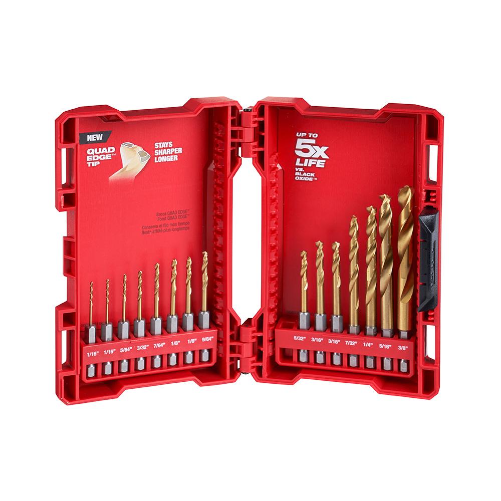 15 PC TiN Drill Bit Kit<span class='Notice ItemWarning' style='display:block;'>Item has been discontinued<br /></span>