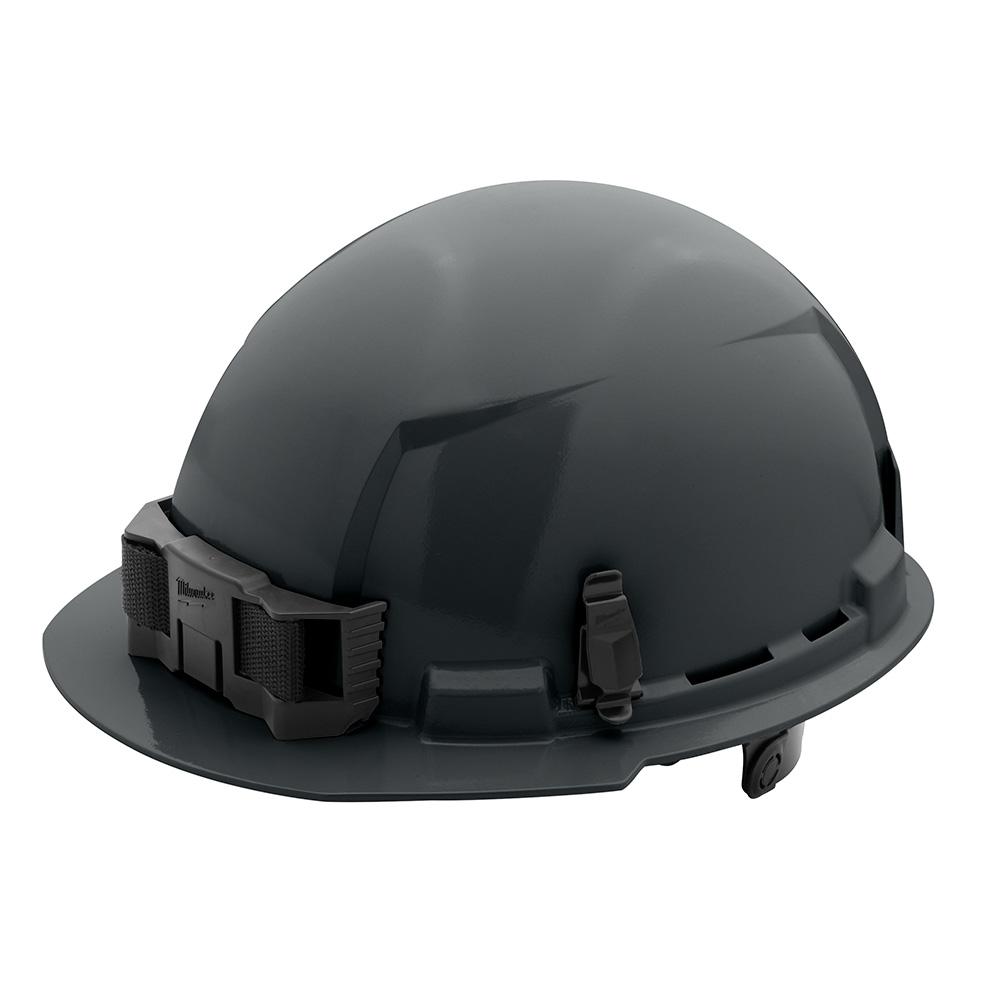 Gray Front Brim Hard Hat w/6pt Ratcheting Suspension - Type 1, Class E<span class=' ItemWarning' style='display:block;'>Item is usually in stock, but we&#39;ll be in touch if there&#39;s a problem<br /></span>