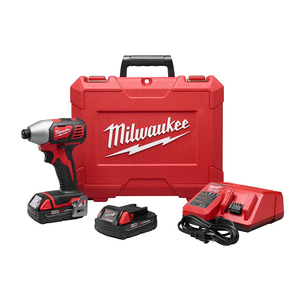 M18™ 1/4 in. Hex Impact Driver CP Kit<span class=' ItemWarning' style='display:block;'>Item is usually in stock, but we&#39;ll be in touch if there&#39;s a problem<br /></span>