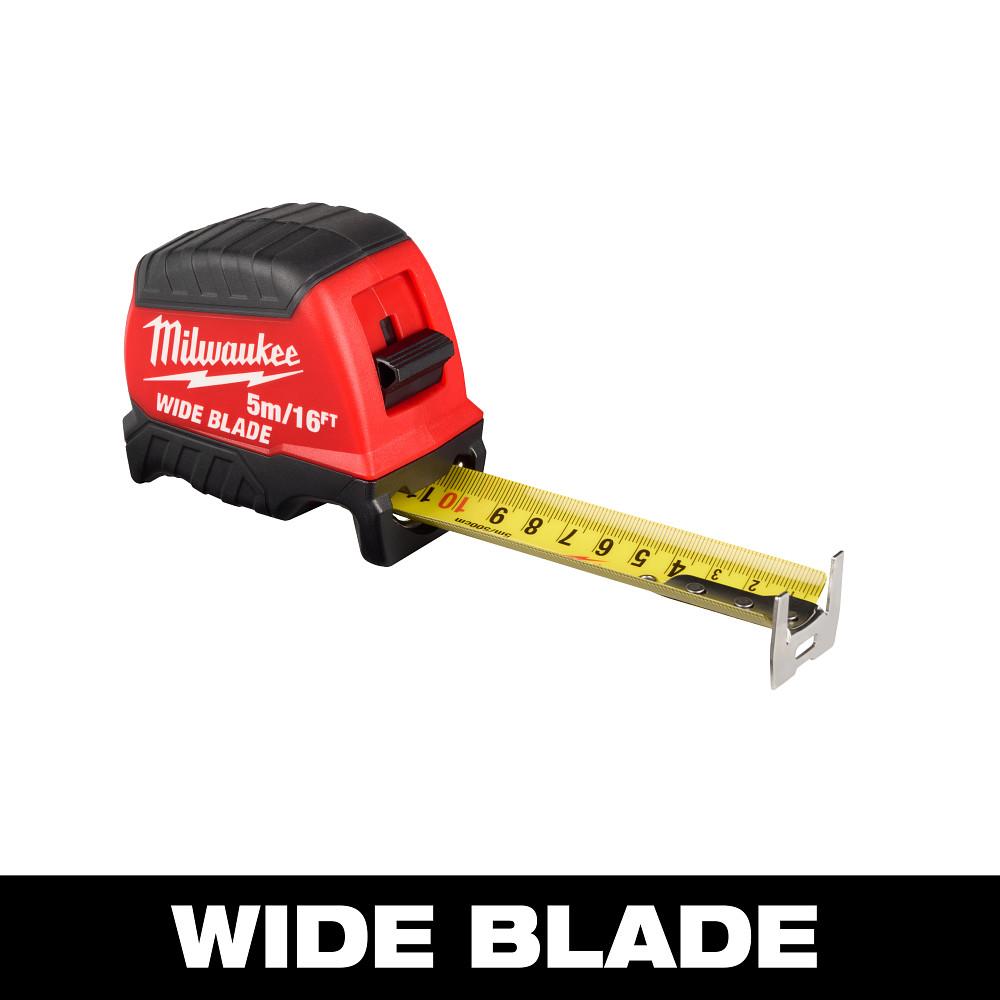 5m/16ft Wide Blade Tape Measure<span class=' ItemWarning' style='display:block;'>Item is usually in stock, but we&#39;ll be in touch if there&#39;s a problem<br /></span>