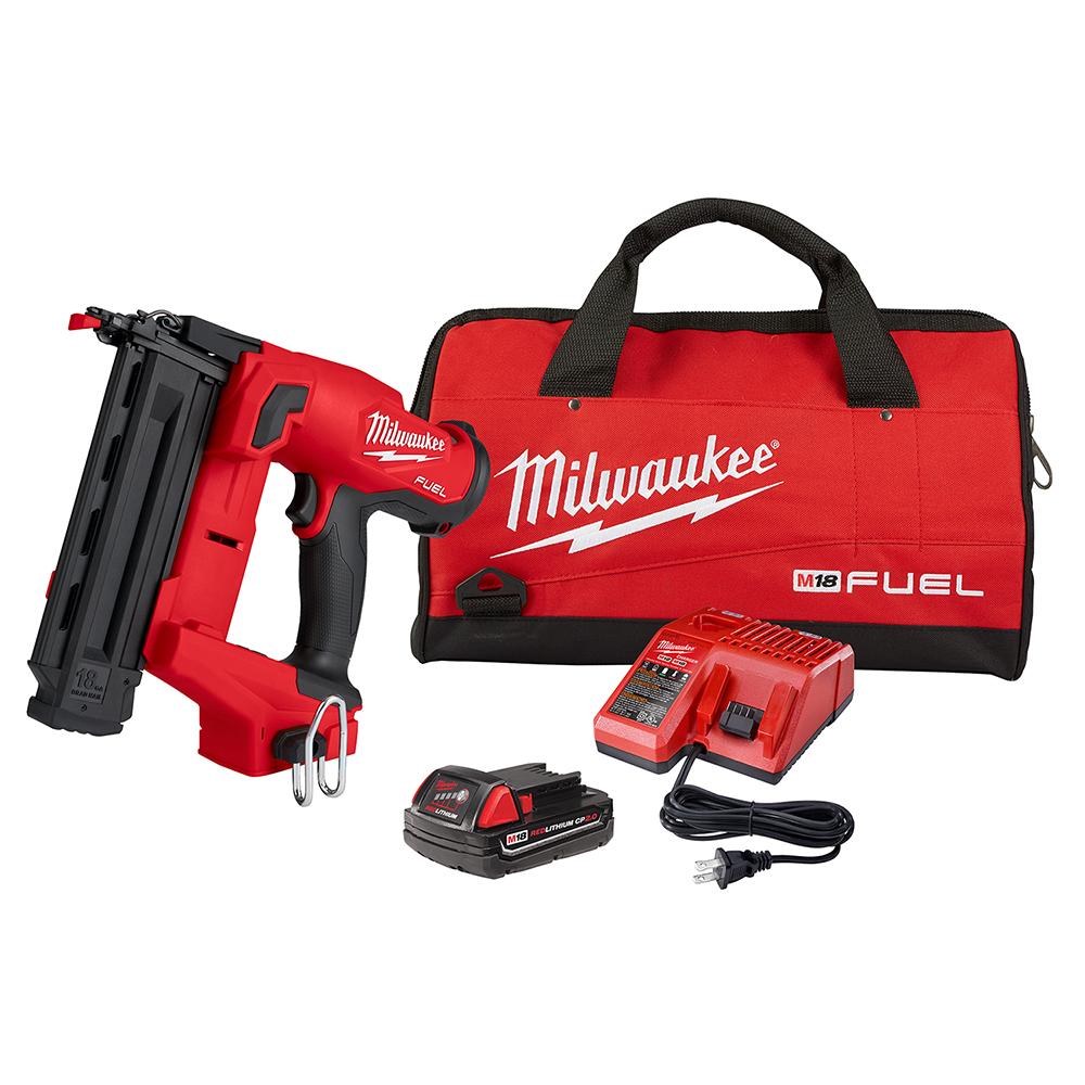 M18 FUEL™ 18 Gauge Brad Nailer Kit<span class=' ItemWarning' style='display:block;'>Item is usually in stock, but we&#39;ll be in touch if there&#39;s a problem<br /></span>