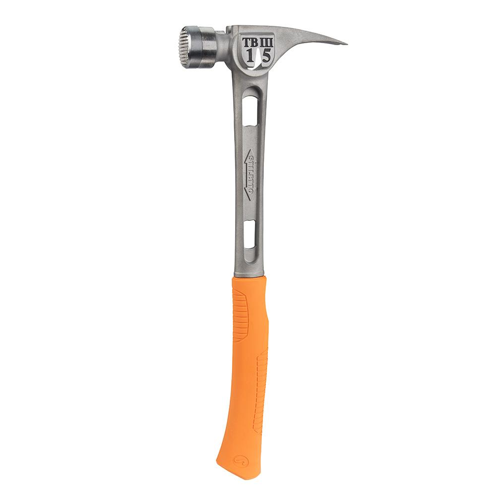 15 oz Ti-Bone III Titanium Hammer with Milled Face and Curved Handle - Special Edition<span class=' ItemWarning' style='display:block;'>Item is usually in stock, but we&#39;ll be in touch if there&#39;s a problem<br /></span>