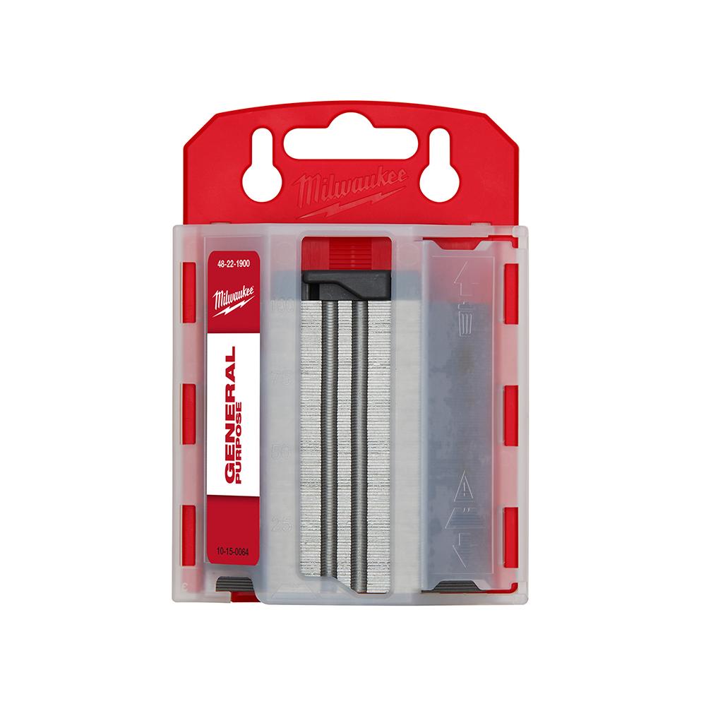 100-Piece General Purpose Utility Blades w/ Dispenser<span class=' ItemWarning' style='display:block;'>Item is usually in stock, but we&#39;ll be in touch if there&#39;s a problem<br /></span>