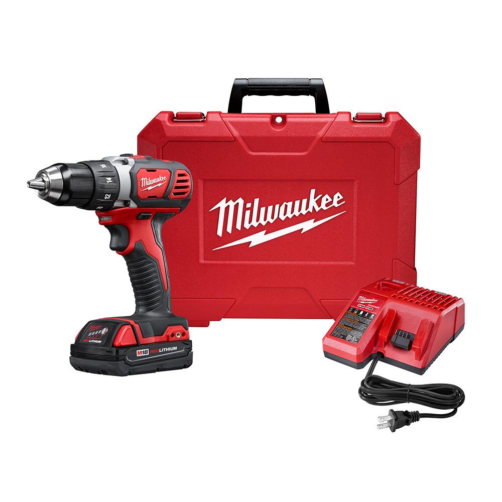 M18™ Compact 1/2 in. Drill Driver Kit w/ Compact Batteries<span class=' ItemWarning' style='display:block;'>Item is usually in stock, but we&#39;ll be in touch if there&#39;s a problem<br /></span>