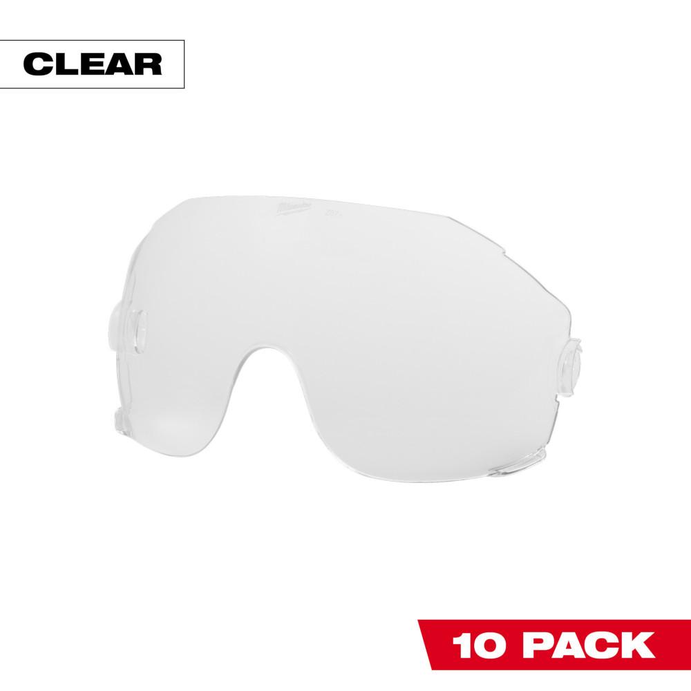 10pk Clear Eye Visor Replacement Lenses<span class=' ItemWarning' style='display:block;'>Item is usually in stock, but we&#39;ll be in touch if there&#39;s a problem<br /></span>