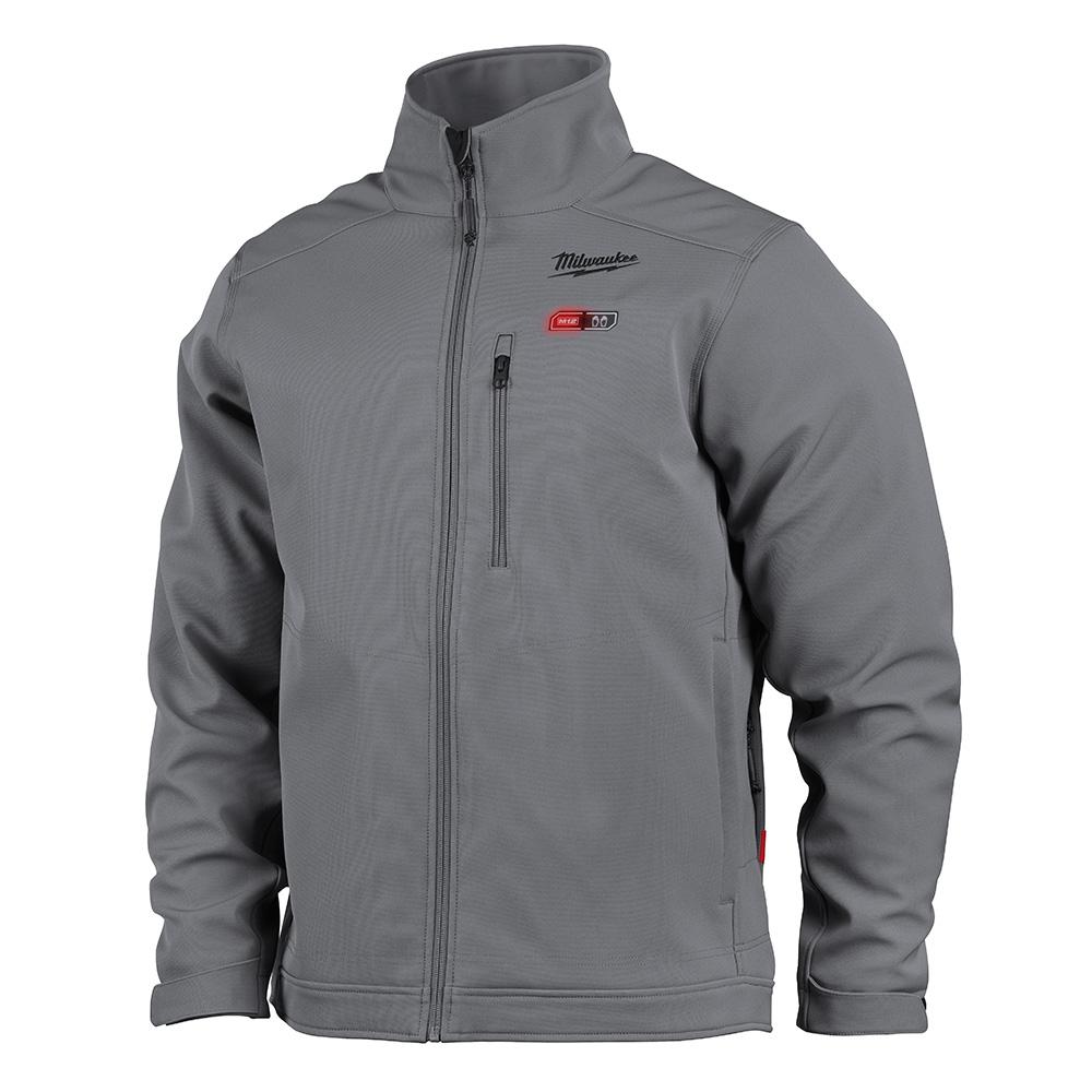 Men&#39;s Medium M12 12 Volt Lithium-Ion Cordless TOUGHSHELL Gray Heated Jacket - Jacket Only<span class='Notice ItemWarning' style='display:block;'>Item has been discontinued<br /></span>