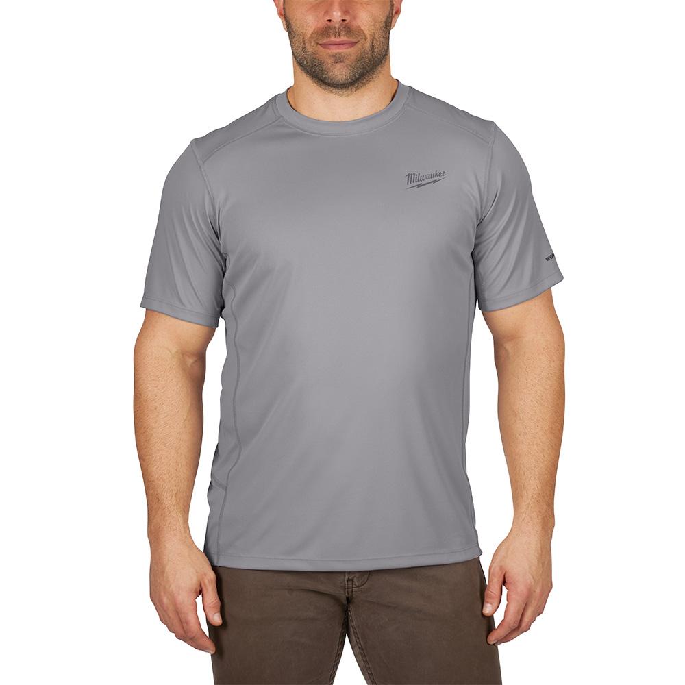 WORKSKIN™ Lightweight Performance Shirt - Short Sleeve - Gray 3X<span class=' ItemWarning' style='display:block;'>Item is usually in stock, but we&#39;ll be in touch if there&#39;s a problem<br /></span>