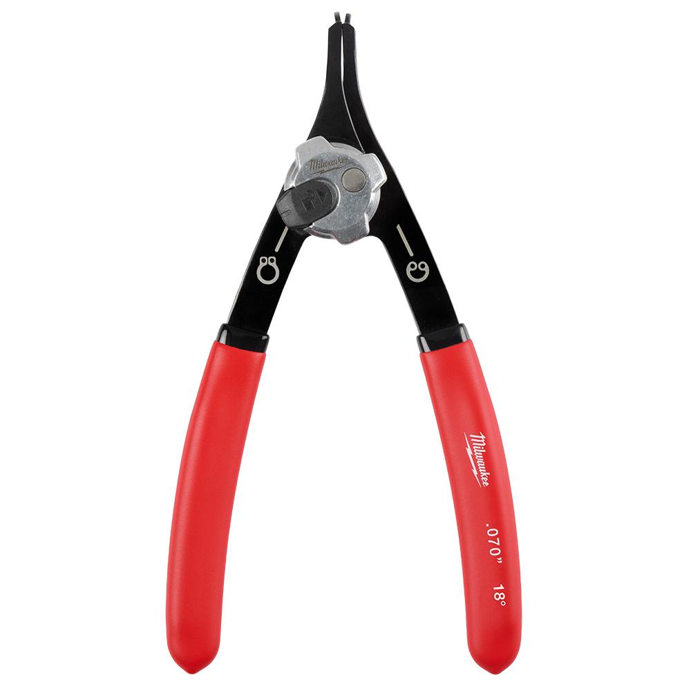 .070&#34; Convertible Snap Ring Pliers - 18°<span class=' ItemWarning' style='display:block;'>Item is usually in stock, but we&#39;ll be in touch if there&#39;s a problem<br /></span>