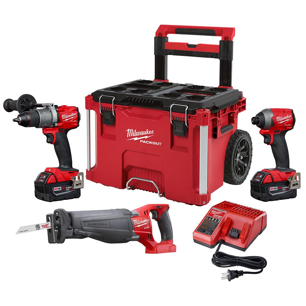 M18™ FUEL™ 2 Pc Combo Kit + FUEL™ SAWZALL® with PACKOUT™<span class=' ItemWarning' style='display:block;'>Item is usually in stock, but we&#39;ll be in touch if there&#39;s a problem<br /></span>