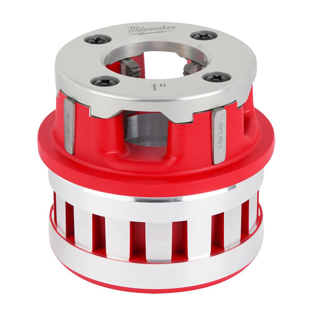 1&#34; HIGH SPEED NPT Portable Pipe Threading Forged Aluminum Die Head<span class=' ItemWarning' style='display:block;'>Item is usually in stock, but we&#39;ll be in touch if there&#39;s a problem<br /></span>