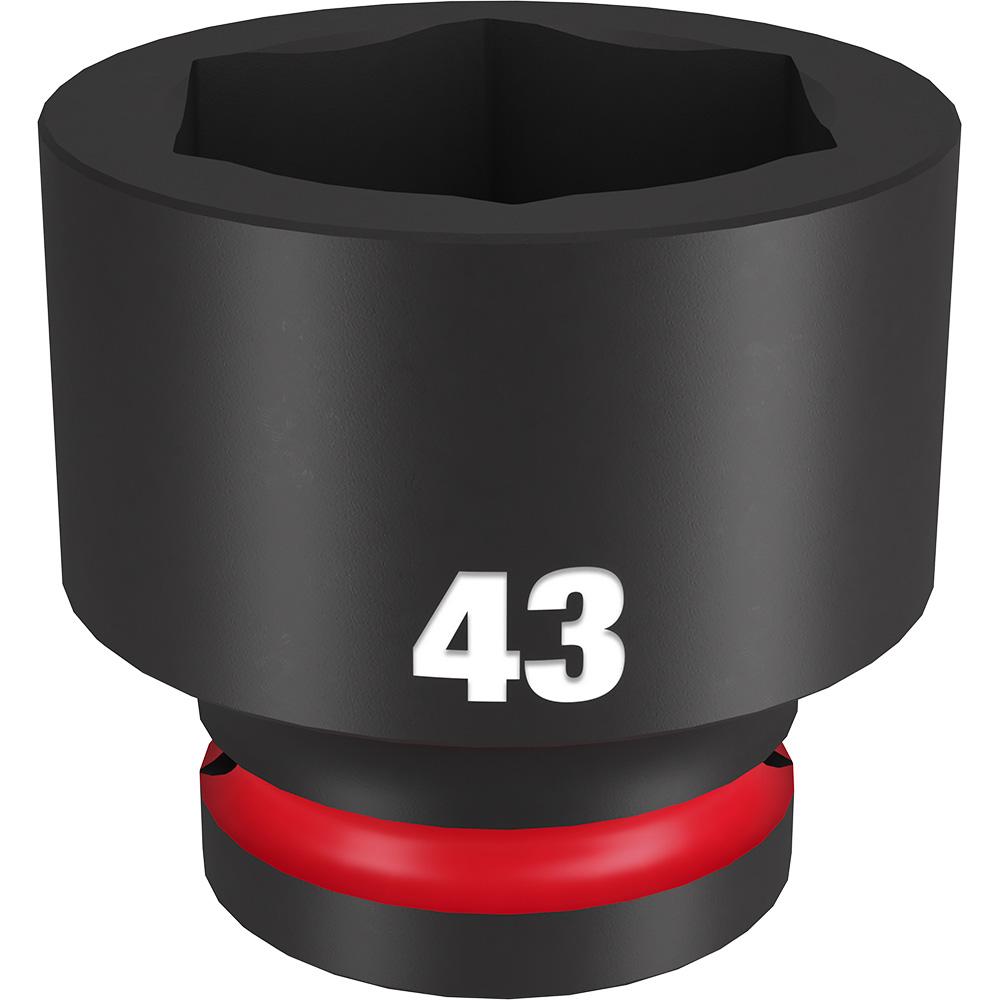 SHOCKWAVE™ Impact Duty™ 3/4&#34; Drive 43MM Standard 6 Point Socket<span class=' ItemWarning' style='display:block;'>Item is usually in stock, but we&#39;ll be in touch if there&#39;s a problem<br /></span>