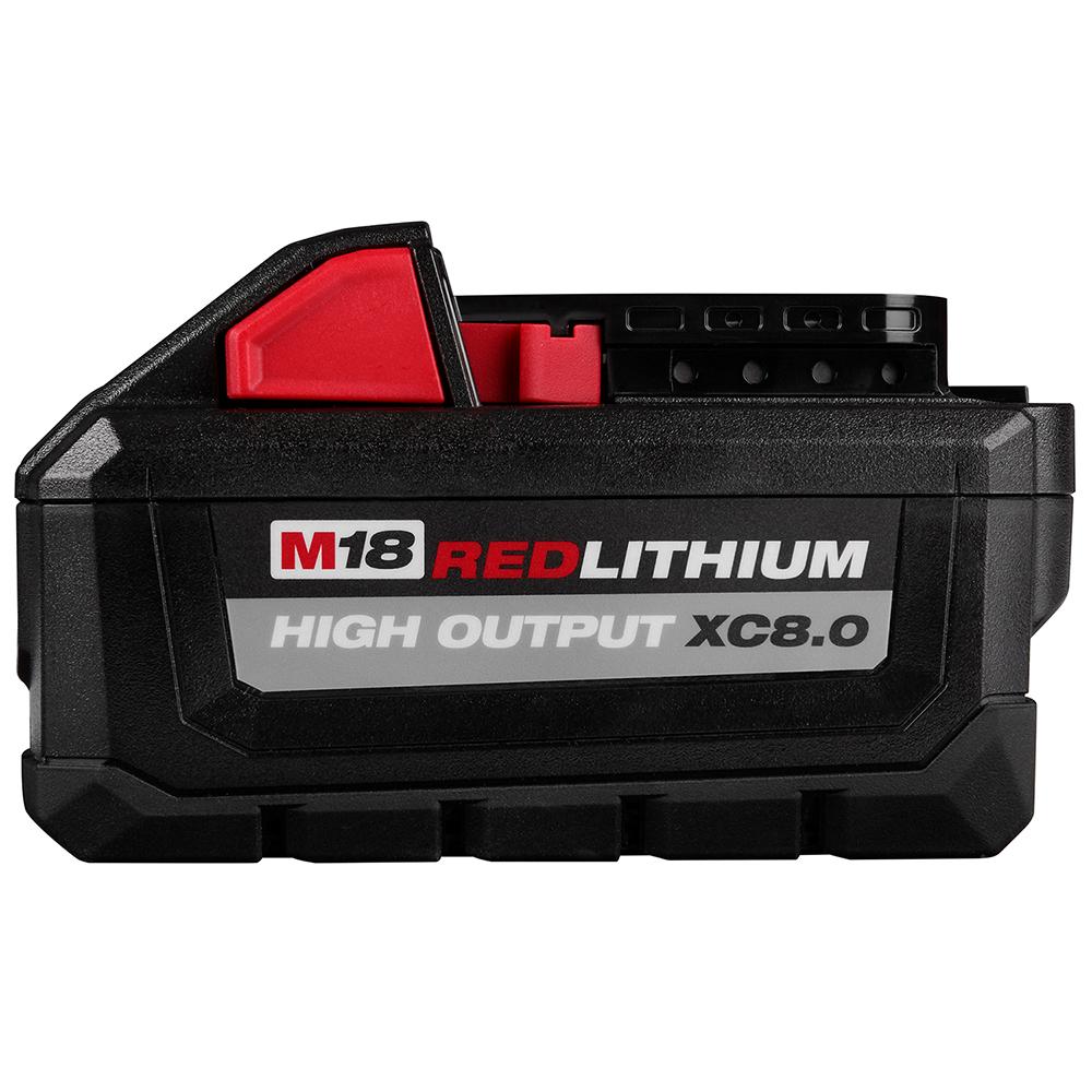 M18™ REDLITHIUM™ HIGH OUTPUT™ XC8.0 Battery<span class=' ItemWarning' style='display:block;'>Item is usually in stock, but we&#39;ll be in touch if there&#39;s a problem<br /></span>