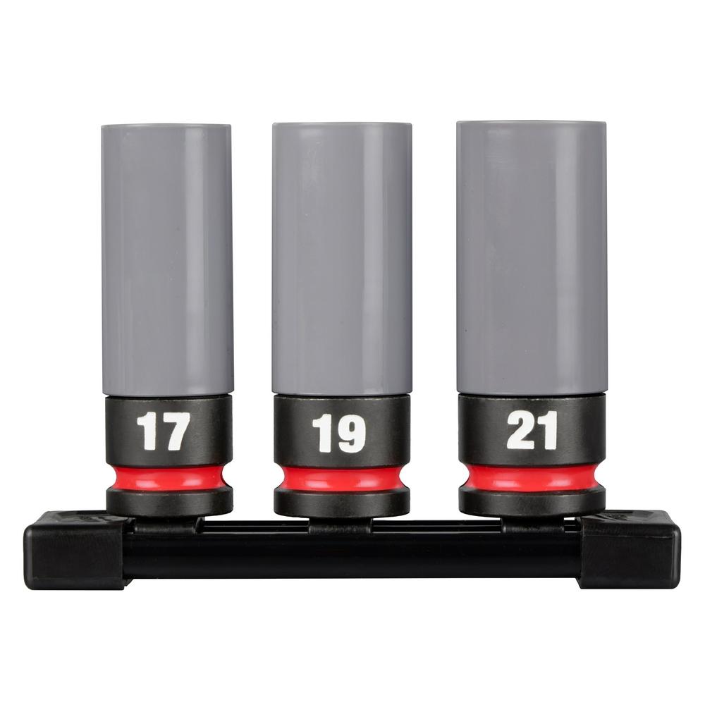 SHOCKWAVE Impact Duty™ 1/2 Drive Metric 3PC Lug Nut Wheel Socket Set<span class=' ItemWarning' style='display:block;'>Item is usually in stock, but we&#39;ll be in touch if there&#39;s a problem<br /></span>