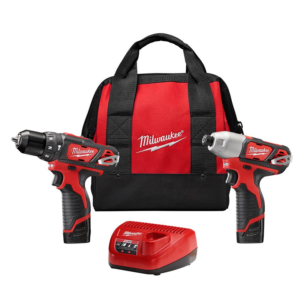 M12 12 Volt Lithium-Ion Cordless Hammer Drill/Impact Driver Combo Kit (2-Tool)<span class=' ItemWarning' style='display:block;'>Item is usually in stock, but we&#39;ll be in touch if there&#39;s a problem<br /></span>