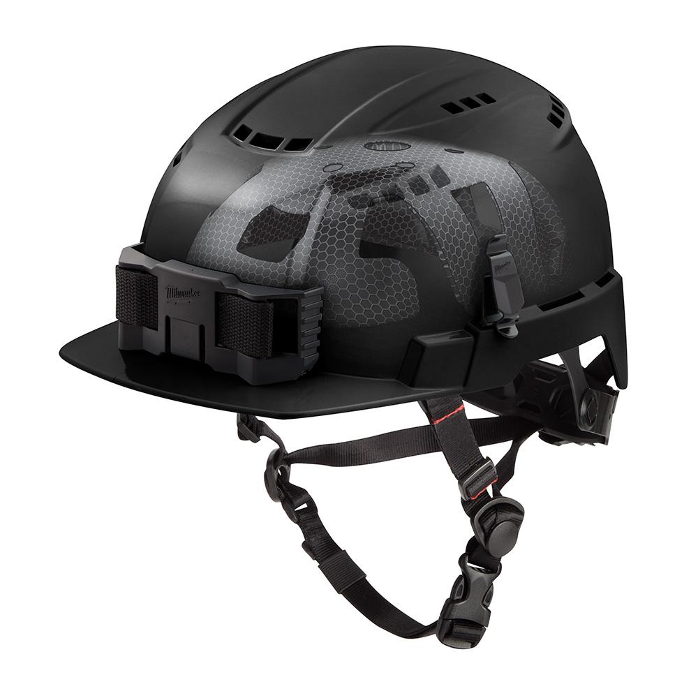 BOLT™ Black Front Brim Vented Safety Helmet with IMPACT ARMOR™ Liner (USA) - Type 2, Class C<span class=' ItemWarning' style='display:block;'>Item is usually in stock, but we&#39;ll be in touch if there&#39;s a problem<br /></span>