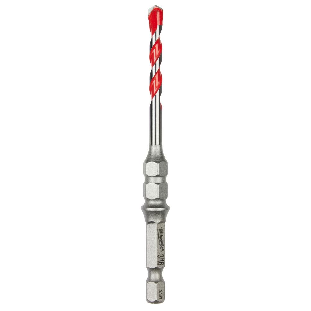 3/16&#34; x 4&#34; SHOCKWAVE™ Carbide Hammer Drill Bit for Concrete Screws<span class=' ItemWarning' style='display:block;'>Item is usually in stock, but we&#39;ll be in touch if there&#39;s a problem<br /></span>