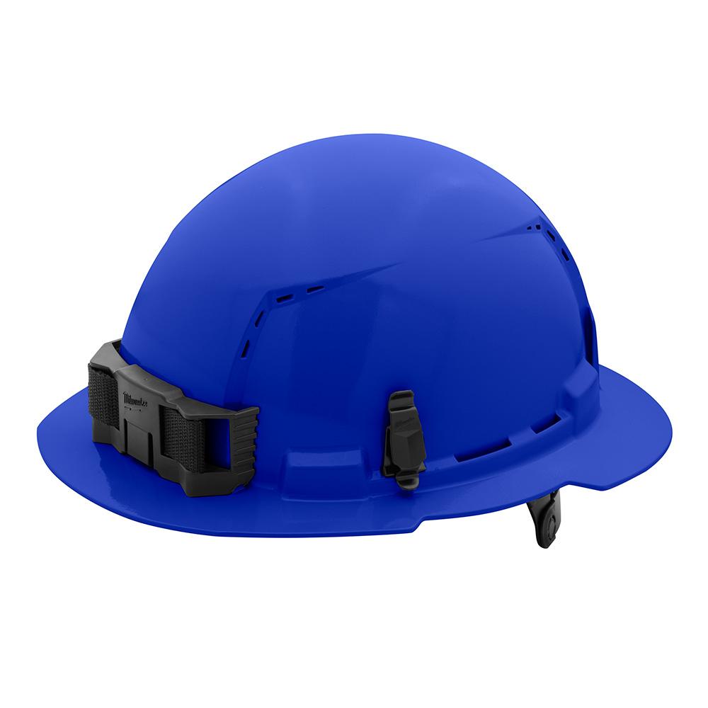 Blue Full Brim Vented Hard Hat w/6pt Ratcheting Suspension - Type 1, Class C<span class=' ItemWarning' style='display:block;'>Item is usually in stock, but we&#39;ll be in touch if there&#39;s a problem<br /></span>