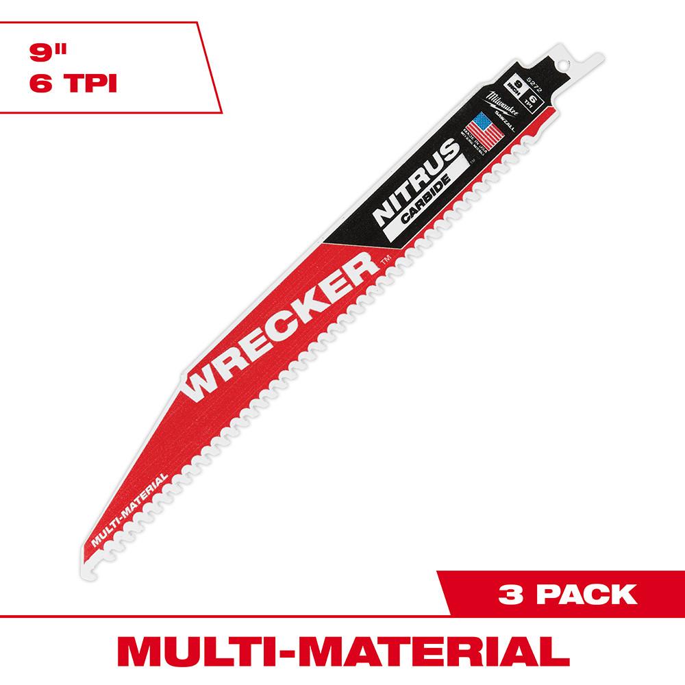 9&#34; The WRECKER™ with NITRUS CARBIDE™ 3PK<span class=' ItemWarning' style='display:block;'>Item is usually in stock, but we&#39;ll be in touch if there&#39;s a problem<br /></span>